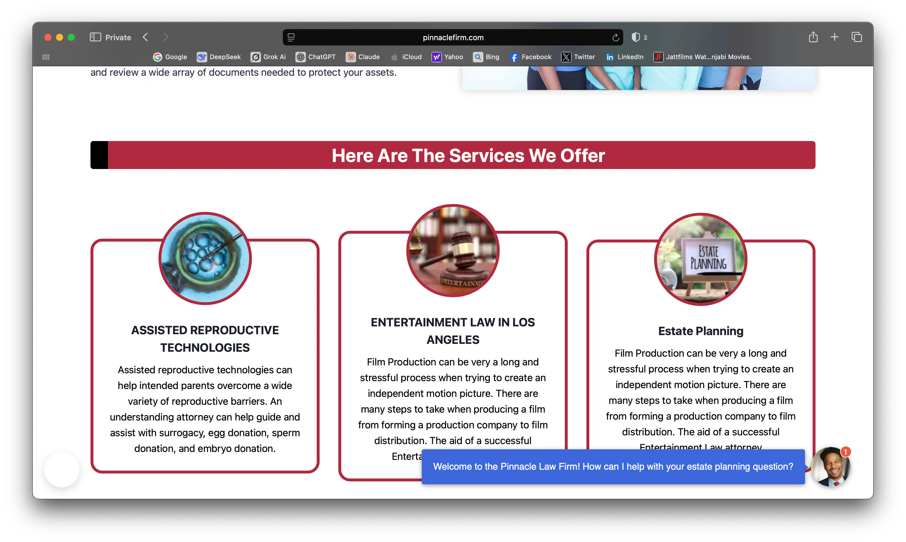 Pinnacle Law Firm Screenshot 3